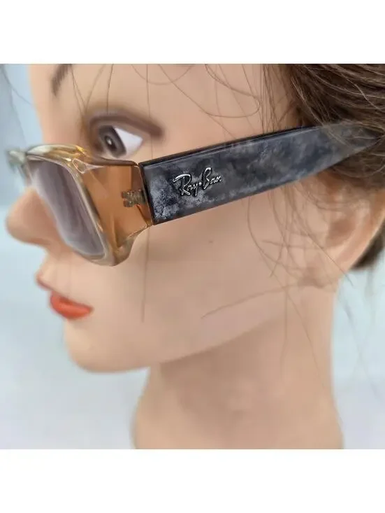 Ray-Ban Eyeglasses Frames RB 5185 2436 Brown Clear Tortoise 53-14-135 - Picture 7 of 12